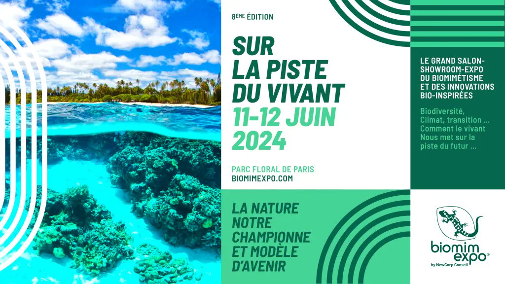 #UshuaïaTV est partenaire de #biomimexpo les #11ET12JUIN2024 Pour en savoir plus ➡️ biomimexpo.com