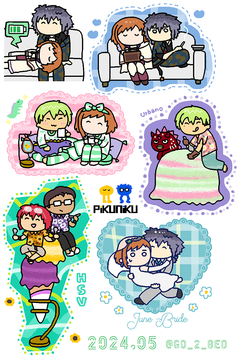 GW遊びまくってたけどなんだかんだ色々描いた!
 #今月描いた絵を晒そう 