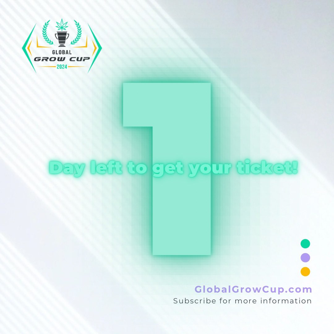GlobalGrowCup's tweet photo. LAST DAY to get your ticket! 😱😳

There will be no way to enter after TODAY‼️‼️

Don’t miss out, get yours now at https://t.co/pUGVUebHHX

Ask your favourite content creator or partner brand for a discount code! https://t.co/Mm3AqAeeKX