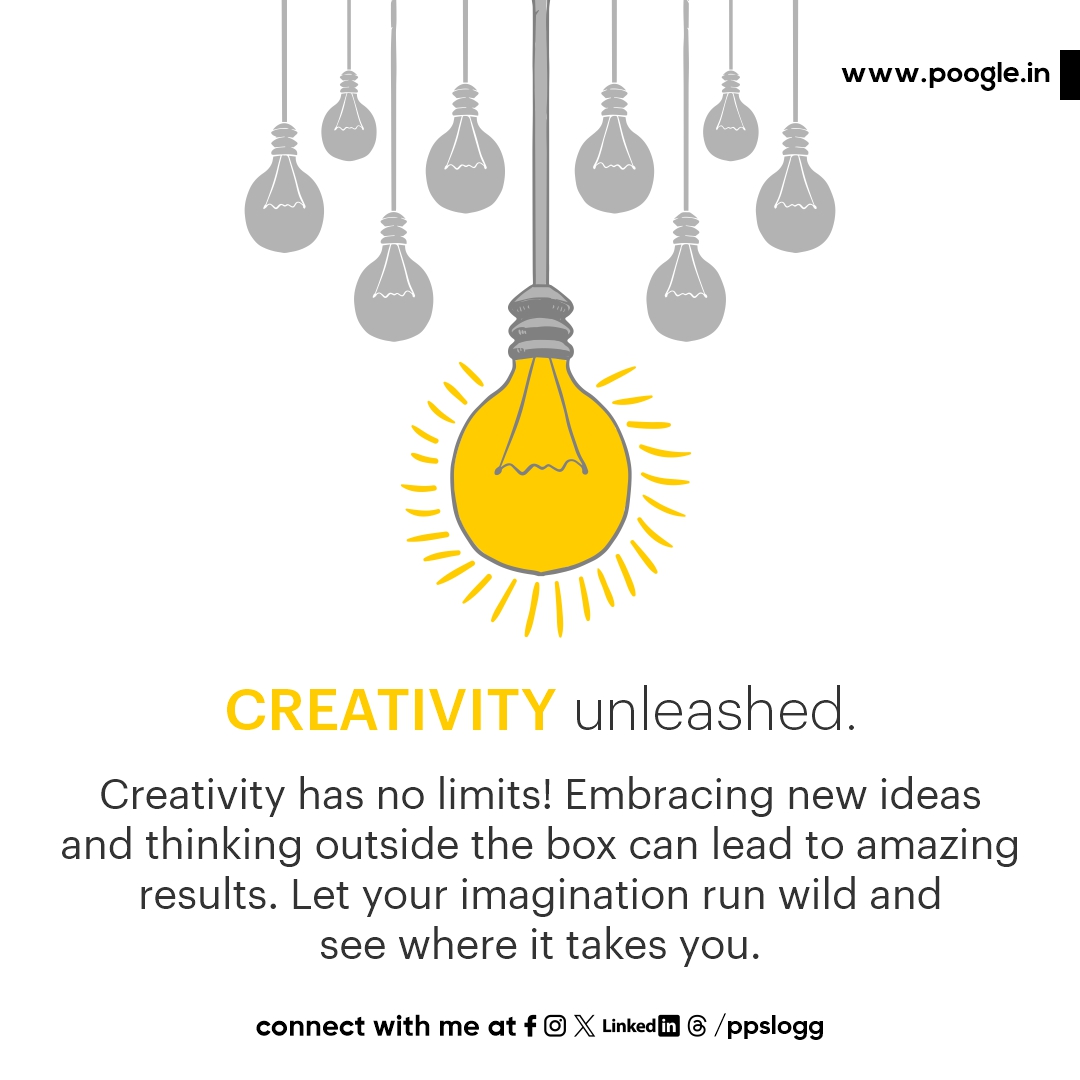 ppslogg's tweet photo. What's the most creative idea you've had lately? Drop a comment and let me know!

#Creativity #Innovation #Inspiration #Coimbatore #Kovai #CBE #TamilNadu #Poogle #India #PoogleMedia #Packwel #PPSLogg https://t.co/nTdWnsN5E0