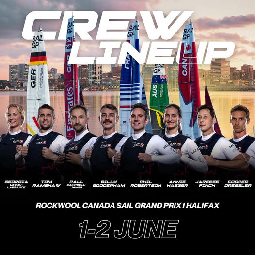 SailCanada's tweet photo. Canada SailGP Team is back in action this weekend, this time in Halifax, 🇨🇦, for the 11th stage of the season. The Canadian team is currently 6th overall.

DETAILS: https://t.co/I1IrlX7kE6

#sail#sailing#sailforall#sailforlife#sailtowin#FeelAlive#weCANinspire#SailGP https://t.co/uKdt3VX4fn