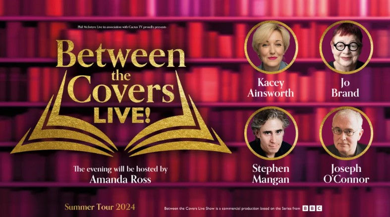 .#Tomorrow is #BetweenTheCovers LIVE @RichmondTheatre Join @amandacactus Jo Brand, Stephen Mangan, Kacey Ainsworth and Joseph O'Connor ow.ly/cjwO50RTZ31 @WhatsOnStage