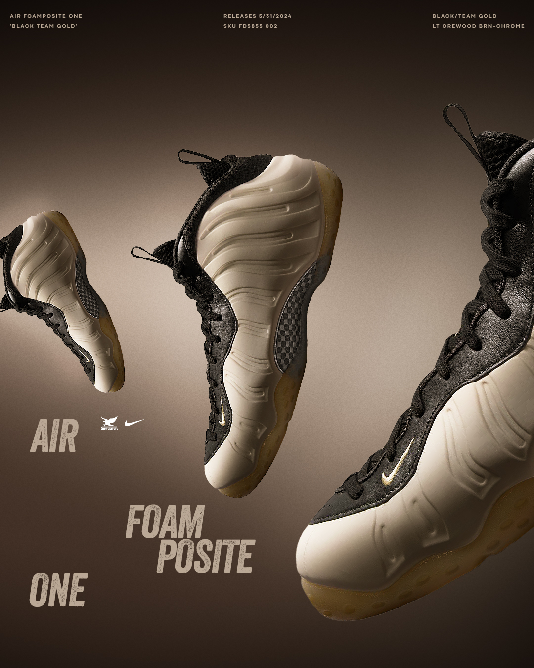 Shiekh on X The Nike Air Foamposite 1 is a cross between b ball greatness and off court style Nike Air Foamposite 1 Drops in 15 min Men s https t Qa913o6KoM Grade School https t gOzGy30EnY N...