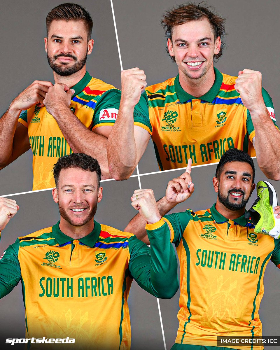Aiden Markram and his team are ready to hunt South Africa's first T20 World Cup trophy 🇿🇦🤩 📸: ICC #AidenMarkram #SouthAfrica #T20WorldCup #CricketTwitter
