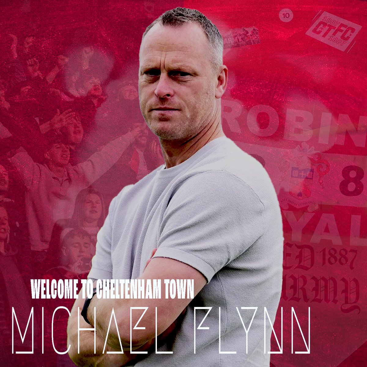 We are delighted to announce that Michael Flynn has agreed to become the new first-team manager of Cheltenham Town Football Club!

We look forward to formally welcoming our new boss to you all next week ❤️

#ctfc♦️