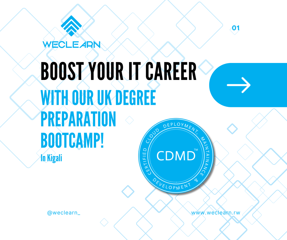 weclearn's tweet photo. 🌟💼 Exciting Opportunity Alert! Join Our Ongoing UK Degree Prep Bootcamp on LinkedIn! 🎓💻 Dive deep into program specifics and pave your way to success in the tech industry! 🚀🔗 #UKDegreePrep #TechEducation #CareerGrowth https://t.co/PeL47mC5Dk