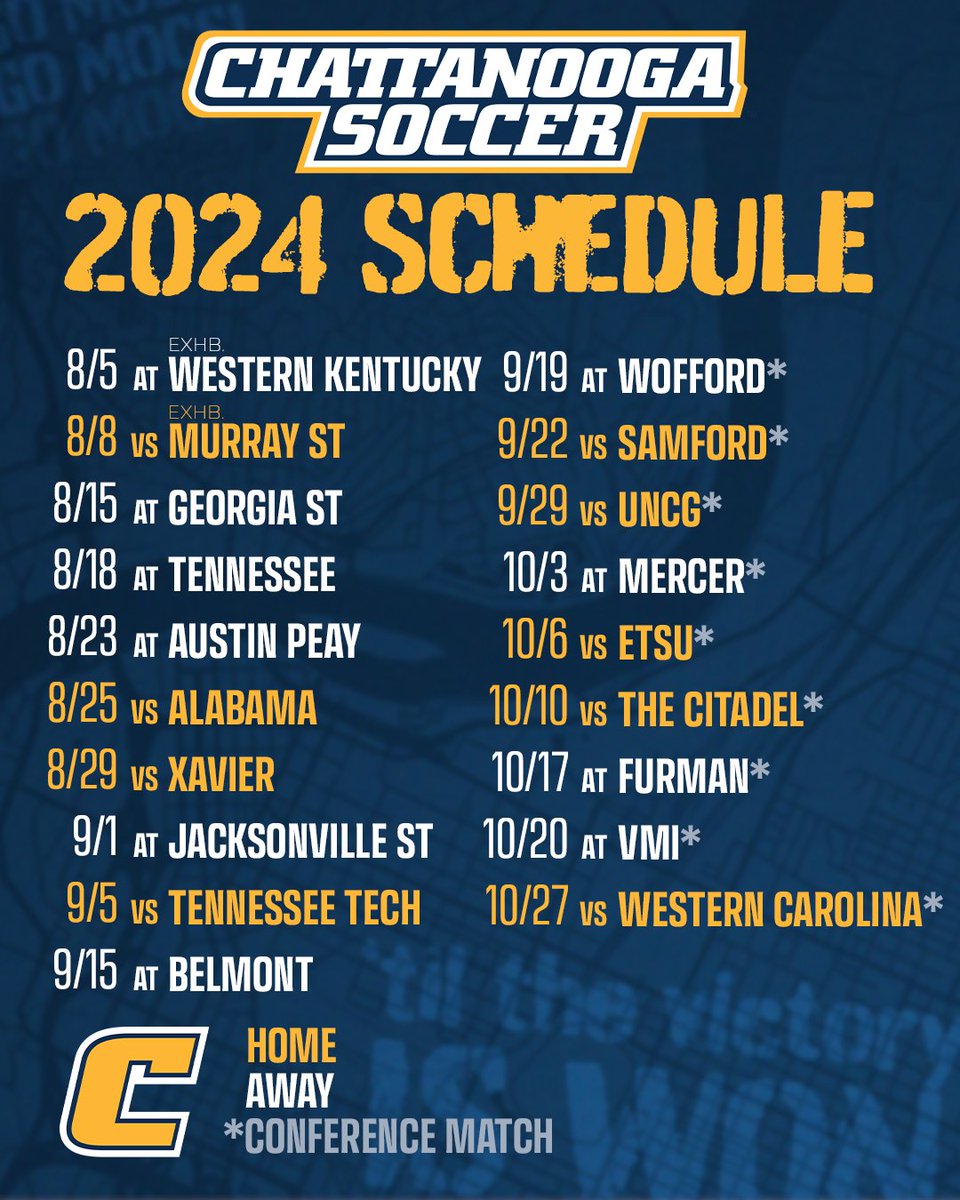 Make your plans now to join us at Finley Stadium this fall!!
#GoMocs