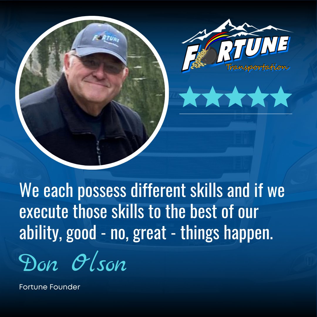 FortuneTrans's tweet photo. To all our team, thank you for choosing Fortune Transportation! We appreciate your hard work and dedication. #TeamFortune #Gratitude https://t.co/KfDh9WjRut