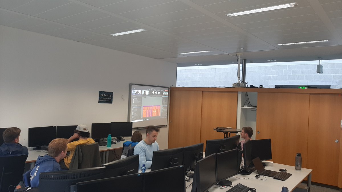 First Layoutreview.

Today we had the first PCBlayout review with our supervisor. We got some productive feedback and will work on those issues over the weekend.
#Mikroelektronik #Leistungselektronik 
<a href="/ElectronicsDrv/">E&D @ElectronicsAndDrives@mastodon.social</a>