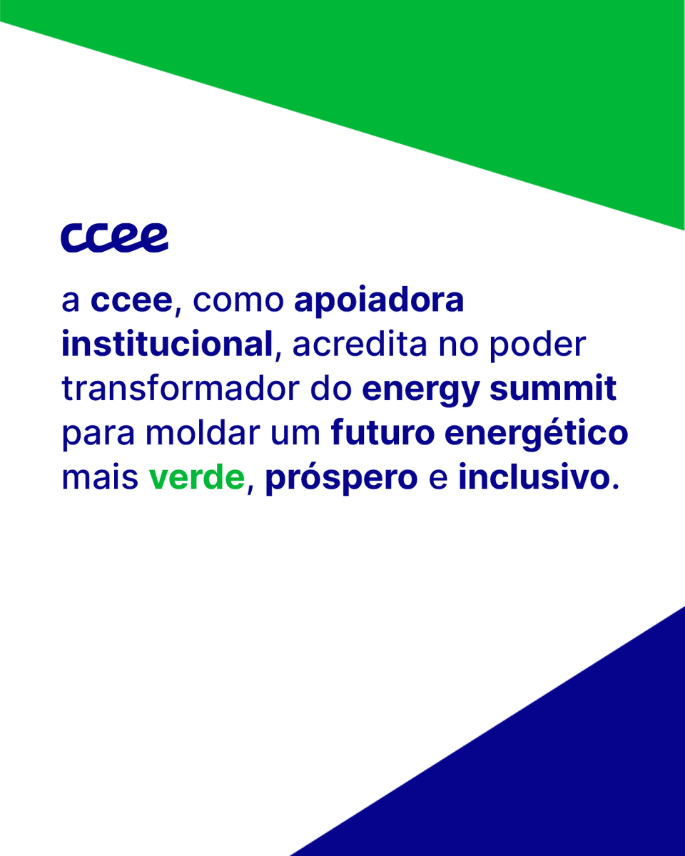 ccee_oficial's tweet photo. 🌍🔋 O Energy Summit acontecerá no Rio de Janeiro, conectando o ecossistema global para discutir transição energética e sustentabilidade. A CCEE é apoiadora institucional, reforçando nosso compromisso com a inovação em energia. Participe! ⚡🌱

#EnergySummit #ES2024 #DAEMPRESA https://t.co/4OQMncn0Iy
