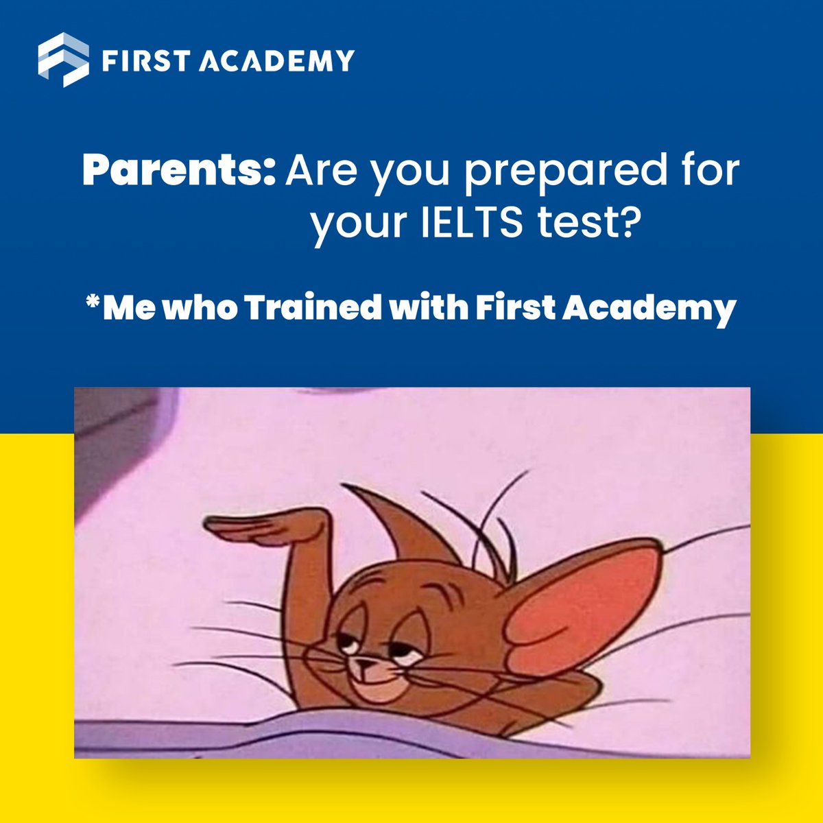 1stacademy's tweet image. Confused about where to go to prepare for IELTS? First Academy is the place for you!
.
#firstacademy #academy #ameerpet #madhapur #trendingmemes #memes #meme #expertguidance #bestinstitute #institute #ıelts #Studyabroad  #abroadconsultancy #brightfuture #enollnow #enroll #sm4dm