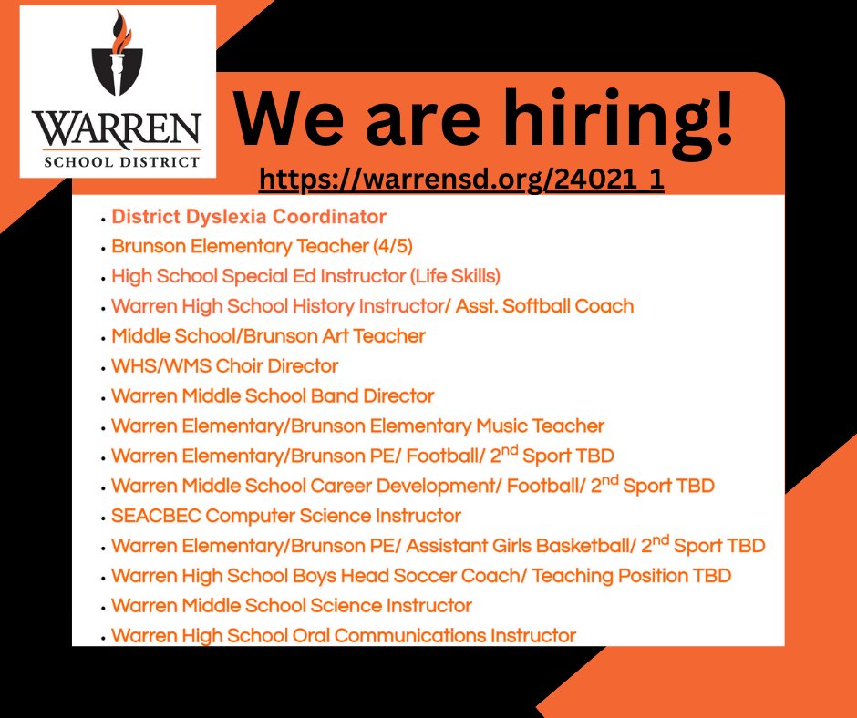 Click the link to apply:warrensd.org/24021_1