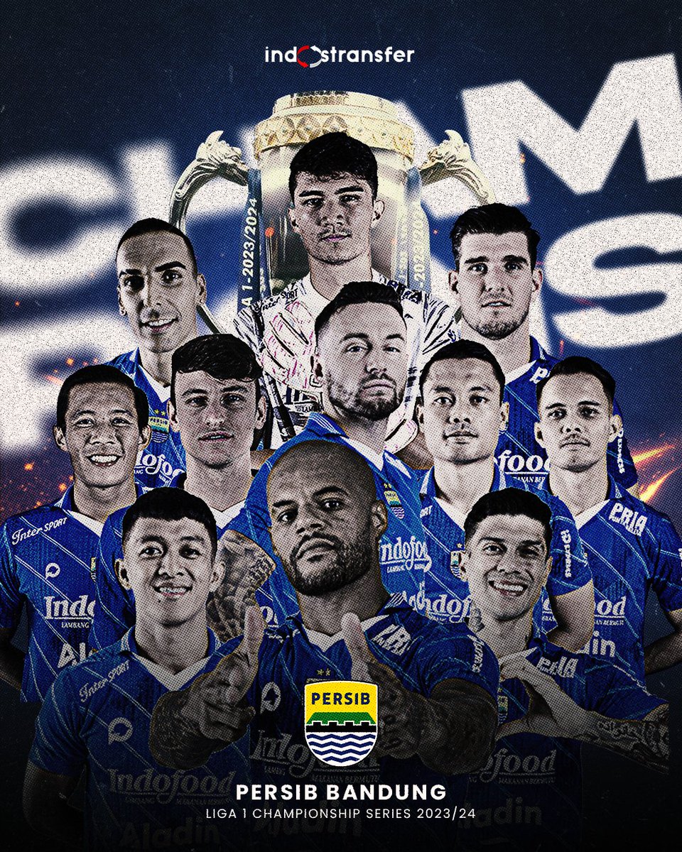 🏆💙 CHAAAMPIOOONNNSSSSSSS

PERSIB resmi menjadi Juara 🇮🇩Liga1 musim 2023/24 usai mengalahkan MADURA UNITED di Final Playoff Championship! (31/5)

Torehan in menjadi gelar juara ke-8 secara keseluruhan atau gelar juara yang ke-3 di era Liga Indonesia bagi klub berjuluk Maung