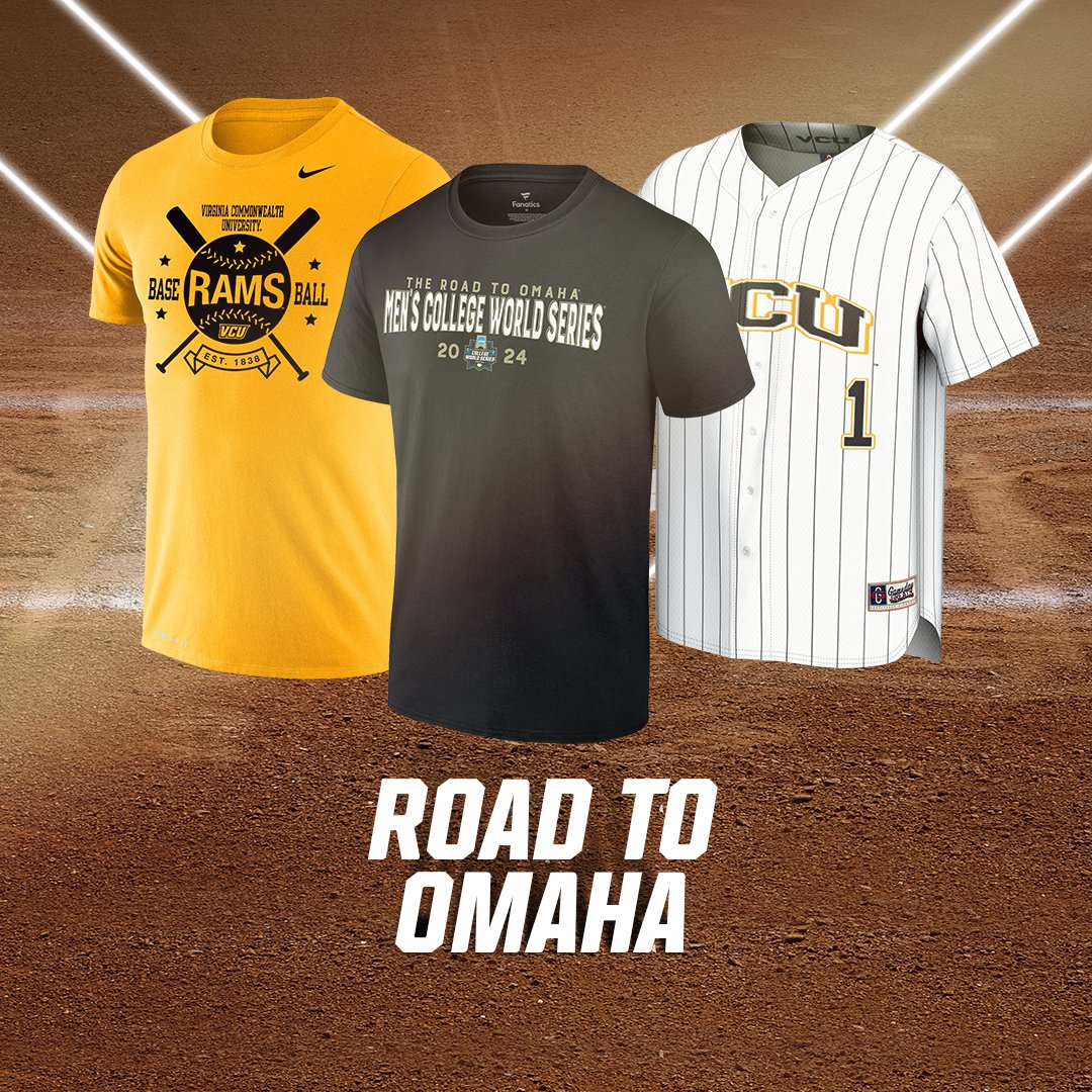 VCU Gear (@vcugear) on Twitter photo Omaha bound! ⚾️ Get your <a href="/VCUBaseball/">VCU Baseball</a> gear and get ready to cheer on the Rams starting June 14!
Shop our special release series at vcu.spirit.bncollege.com/c-1631.
#RoadToOmaha #VCUBaseball #VCURams #VCUGear #LetsGoVCU Omaha bound! ⚾️ Get your <a href="/VCUBaseball/">VCU Baseball</a> gear and get ready to cheer on the Rams starting June 14!
Shop our special release series at vcu.spirit.bncollege.com/c-1631.
#RoadToOmaha #VCUBaseball #VCURams #VCUGear #LetsGoVCU
