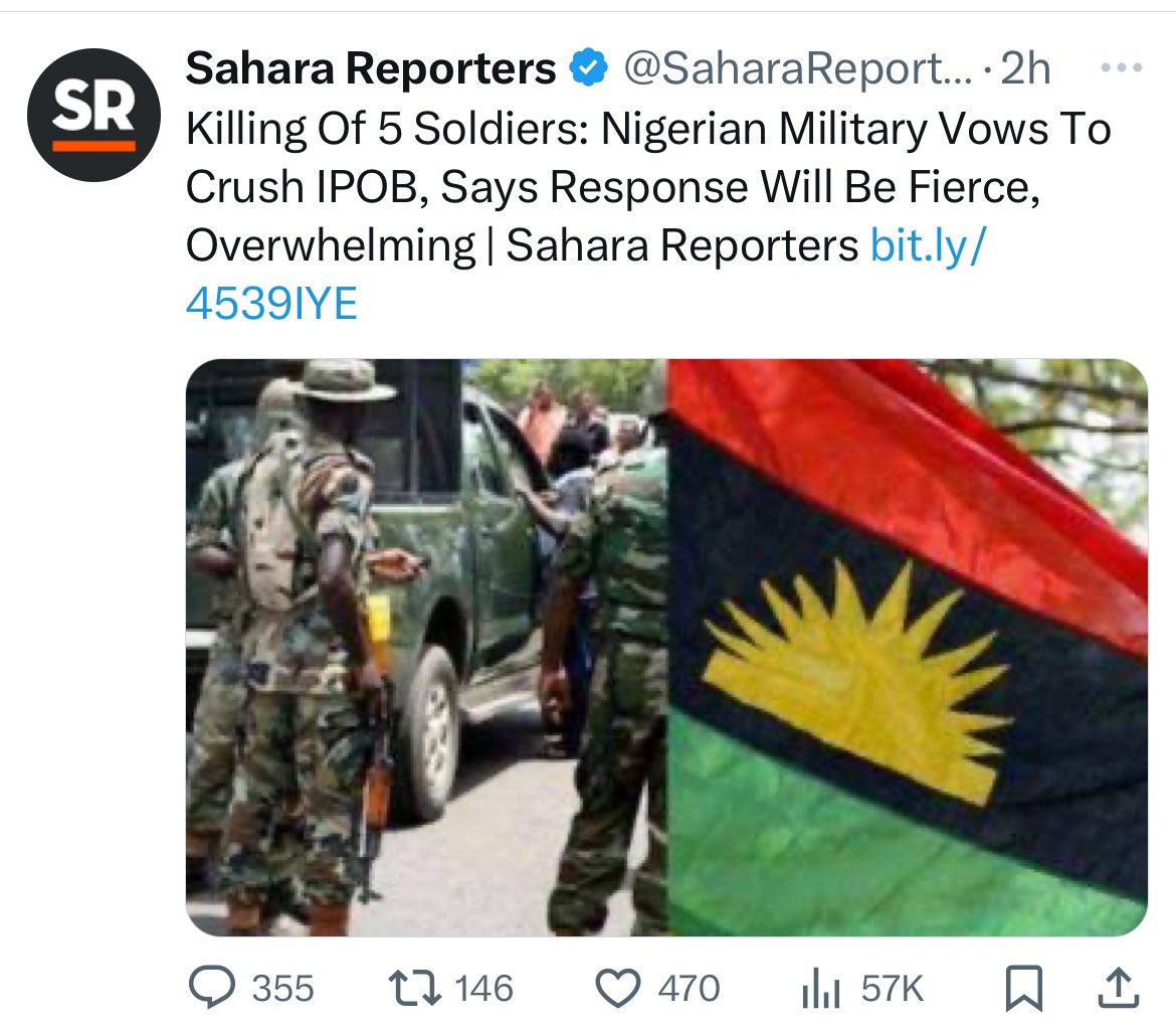 You have been crushing them for years, but remember this is Biafra government not IPOB