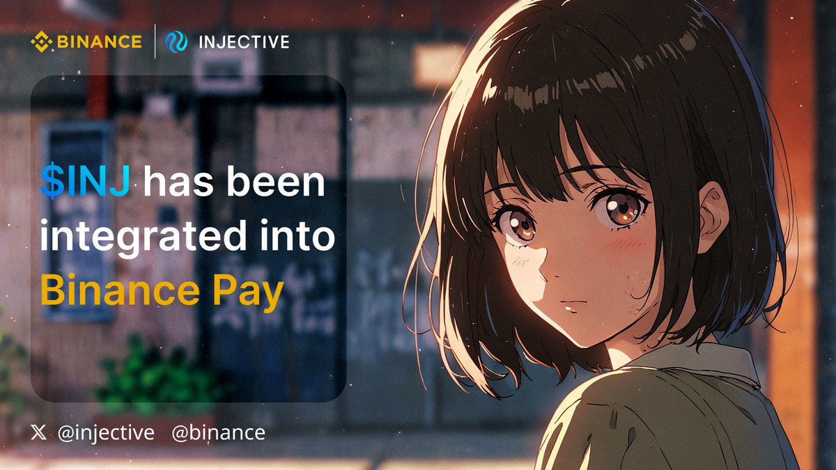 Hey everyone🥷
@Binance pay has integrated @injective as a payment option😳
Binance Pay is a payment technology that allows users to seamlessly send, receive, and spend cryptocurrencies.🔥

LFG!🚀

#Injective #INJ