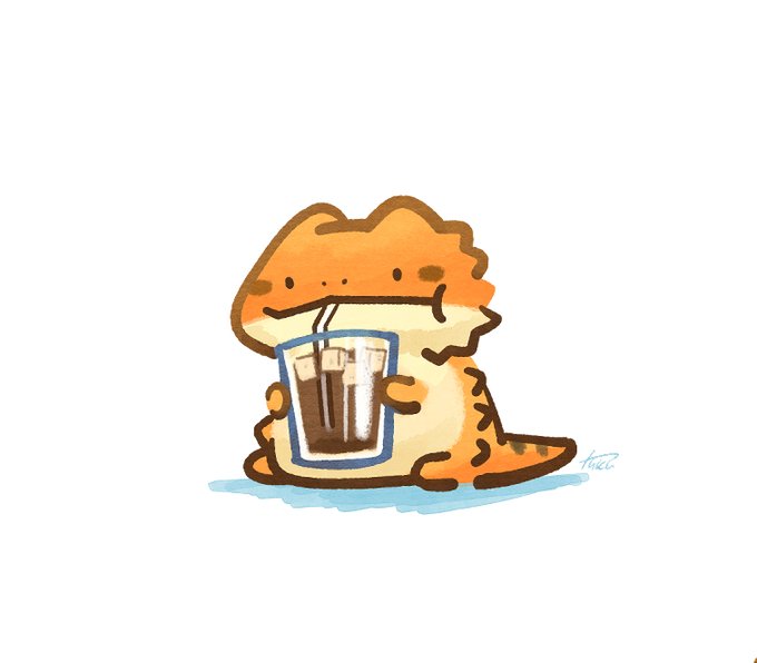 「chibi drinking」 illustration images(Latest)