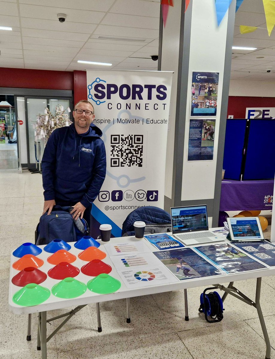 🗣️ The team attended the @IAGMedway careers event at @pentagoncentre in Chatham today offering support & opportunities to the young people of Medway 💪

#InspireMotivateEducate #PowersOfSport #Sport4All