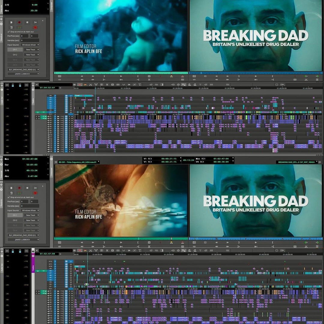 ✂️ Two-part documentary Breaking Dad 📷 instagr.am/invisibleedit ▶️ avid.com/media-composer #amazonprime #primevideo #documentary #breakingdad #avidmediacomposer #editing #editor #postproduction #mediacomposer #avid