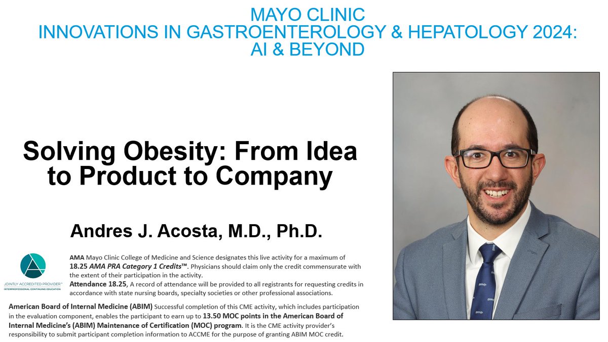 Mayo Clinic Gastroenterology & Hepatology (@mayoclinicgihep) on Twitter photo 👀 Take a peek at what you can look forward to by joining us in September for Innovations in Gastroenterology and Hepatology! <a href="/dr_aac/">Andres Acosta</a>
🚀Register Today: mayocl.in/3yPGrEy 👀 Take a peek at what you can look forward to by joining us in September for Innovations in Gastroenterology and Hepatology! <a href="/dr_aac/">Andres Acosta</a>
🚀Register Today: mayocl.in/3yPGrEy