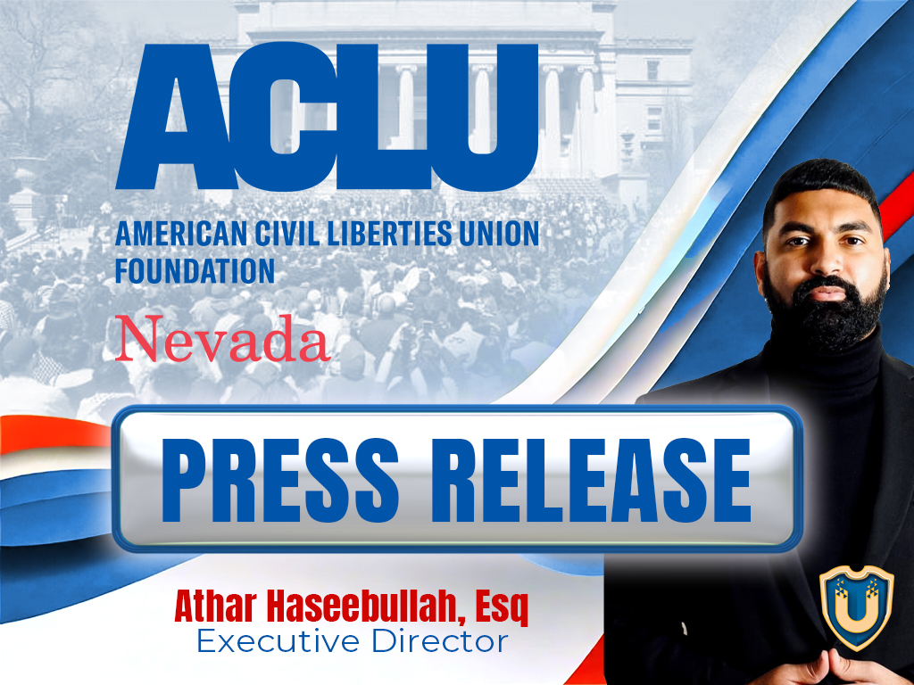 Several Nevada jails now in 
compliance with jail voting bill
by Jordyn Chamizo

LAS VEGAS — The ACLU of Nevada has been working with local governments throughout Nevada to implement policies to give eligible voters...

To read  this article, CLICK: bit.ly/4bZDbFc