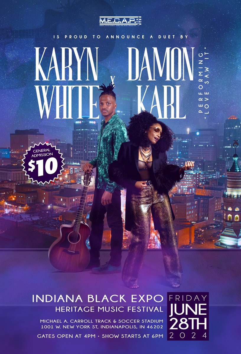 As a young artist trying to make my mark in the music industry, you can imagine how good it makes me feel inside that a legendary artist like <a href="/karyns_world/">Official Karyn White</a> asked me to duet with her on her hit single ‘Love Saw It’ at the #BlackExpo2024 On Friday, June 28th, I am beyond grateful!