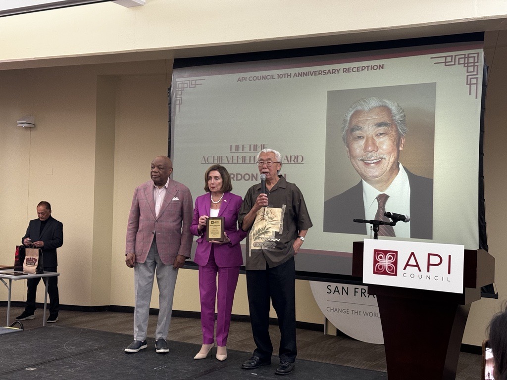 Congratulations to Gordon Chin, our founder, who was honored by the API Council and introduced by two other … BOSSES.