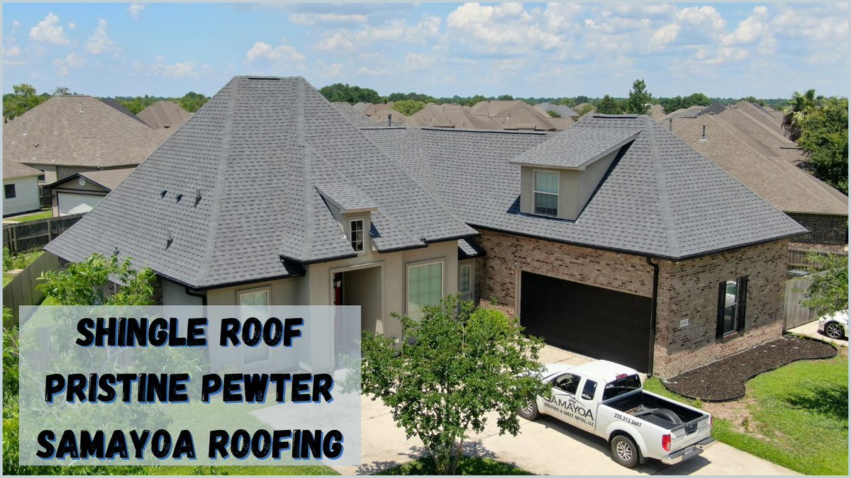 SamayoaRoofing's tweet photo. Watch our new video on @YouTube. 🙌

SHINGLE PEWTER l SAMAYOA ROOFING 🔨 https://t.co/16bHr875mm

#Louisiana, #Quality, #Roofing, #Roof, #RoofLeak, #SheetMetals, #MetalBuildings, #GuttersInstallation, #BatonRouge, #roofinglife, #roofingservices, #roofingcontractor. https://t.co/kHHv3cPzyC