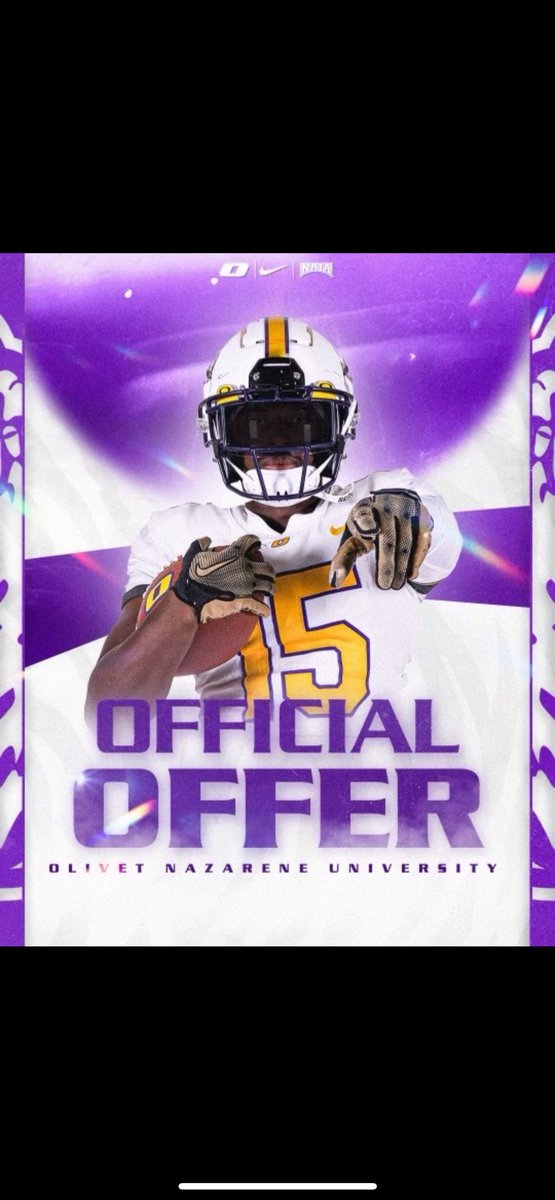 After a great phone call with @Showtime_CoachP I am blessed to have received a scholarship offer to Olivet Nazarene University! 
Thank you for the opportunity 
@Showtime_CoachP 
@Dnelson49
@coachamitchell1