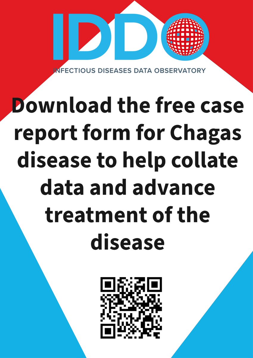 Use the new free to download case report form for #Chagas disease which has been designed by the Chagas research community to advance knowledge and treatment of the disease
@DNDi
iddo.org/chagas/crf