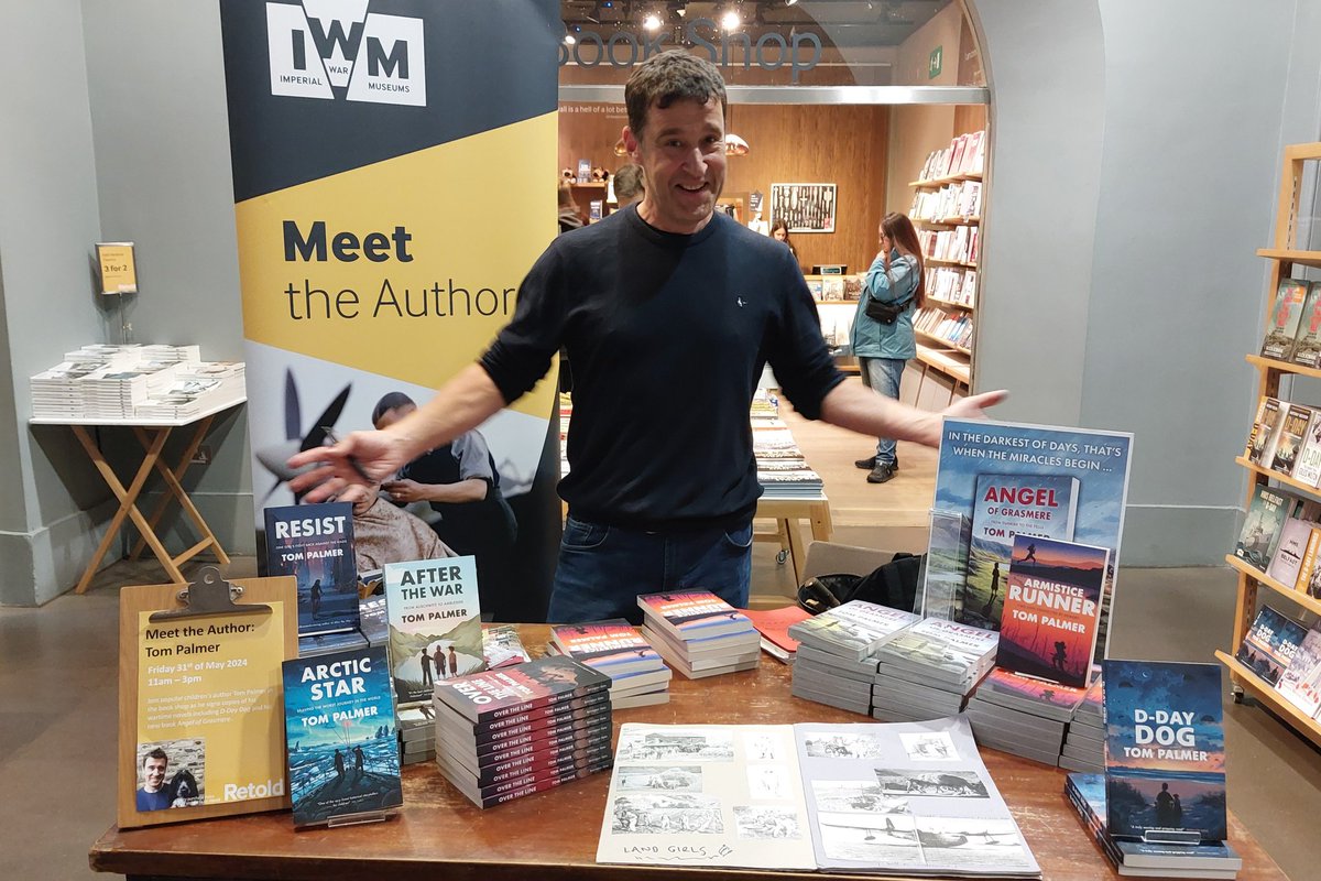 UKBookBros's tweet photo. @tompalmerauthor one of the nicest authors we have ever met! Better than you know who! 😂😂 He's signing at the Imperial War Museum tomorrow too! https://t.co/hqgPFqqkJI