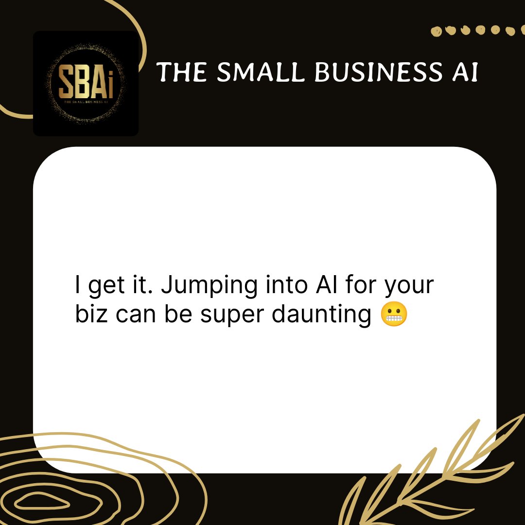 SmallBizAIGuy's tweet image. But hey, I&apos;ve seen folks go from 😕 to 😎 with the right support. Start with bite-sized training sessions. Small steps lead to big wins! 🚀 Share if you&apos;re ready to conquer AI, and check out our site for more tips! #AIForSmallBiz #TechGrowth #BusinessTransformation