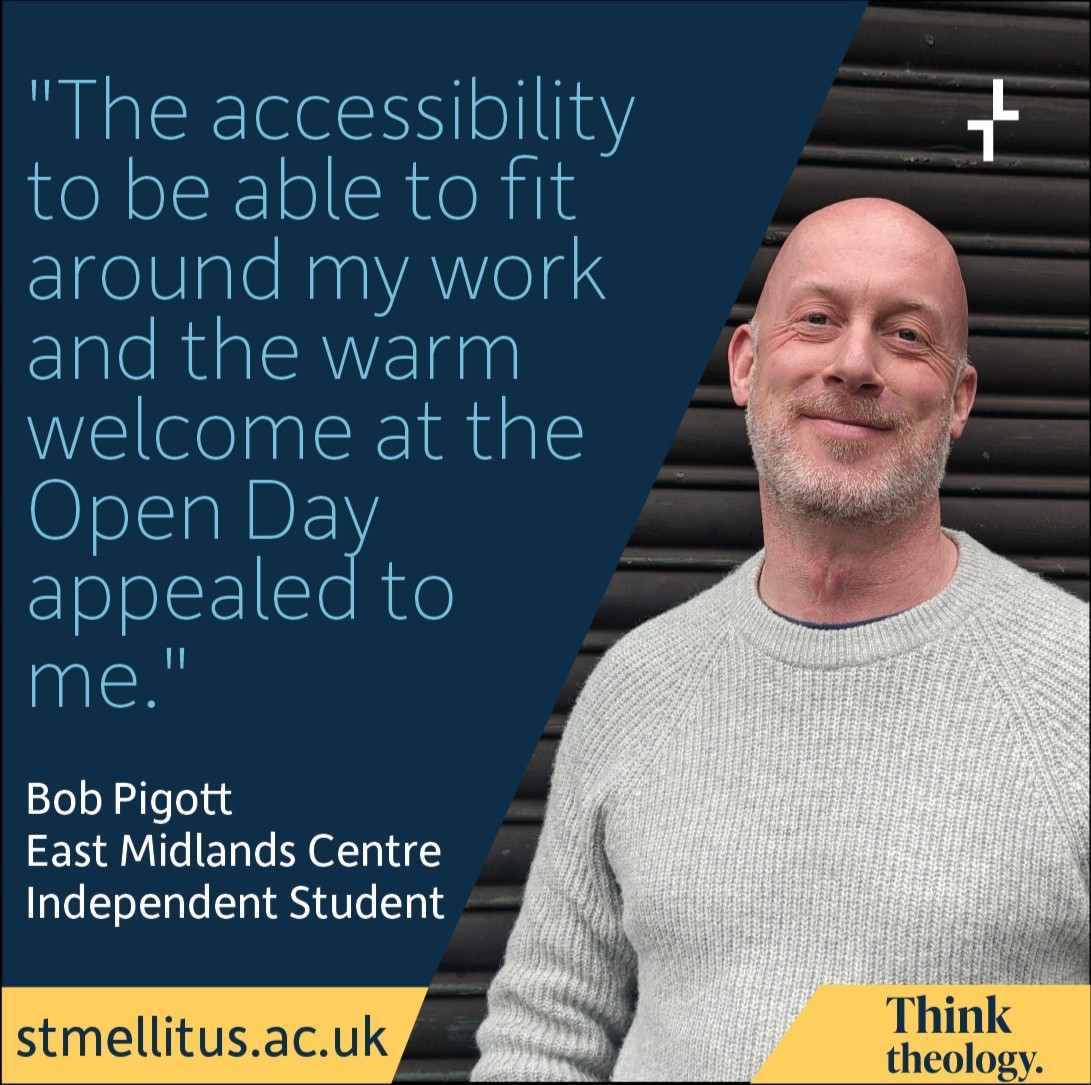 Bob chose his programme of study as it fits well with his work. He aims to complete the BA one year at a time – and this course allowed him to do that. Work while studying with St Mellitus College: stmellitus.ac.uk/apply Read Bob's student story: stmellitus.ac.uk/stories/bobs-r…