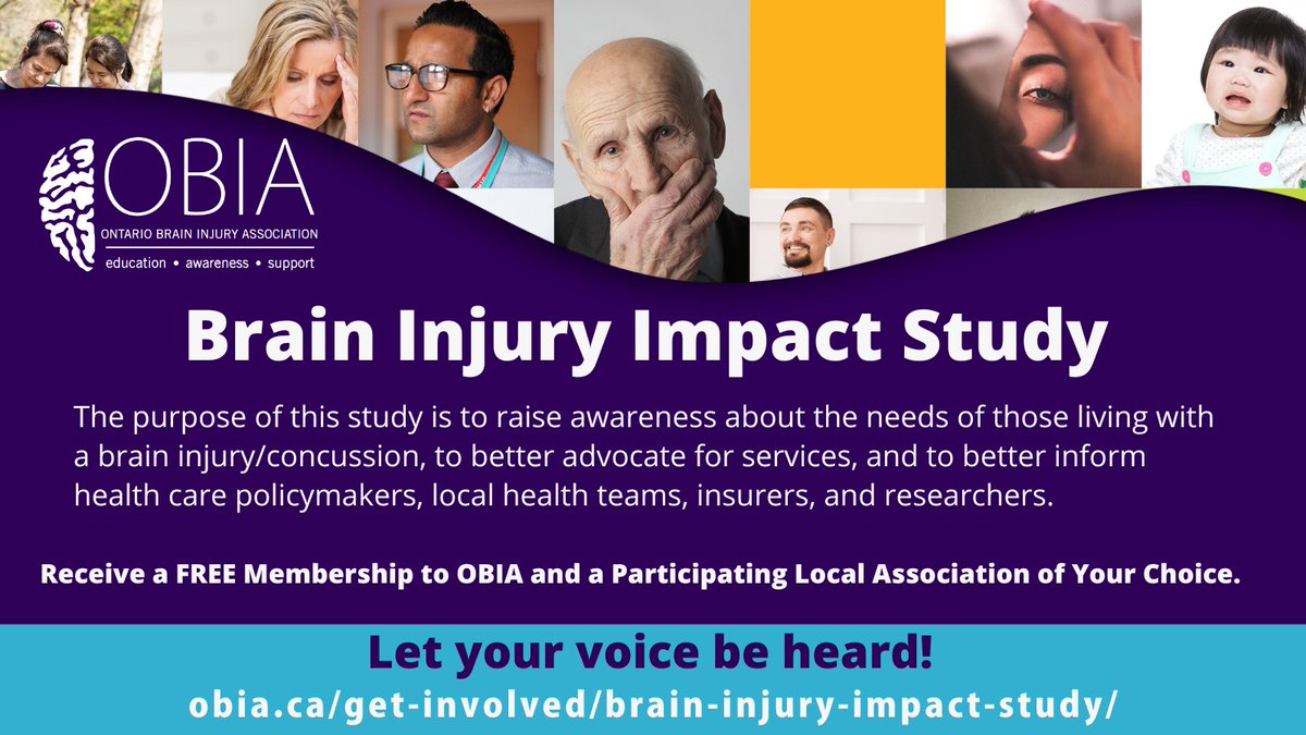 🧠✨ Calling all brain injury survivors and caregivers! Your voice matters. Participate in our Brain Injury Impact Study by completing a short questionnaire. 🔗Participate Now: ow.ly/SMAi50N18f4

#braininjury #braininjuryawareness #braininjuryrecovery #braininjurysupport