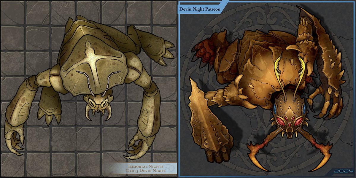 Another then and now. This time the Umber Hulk.