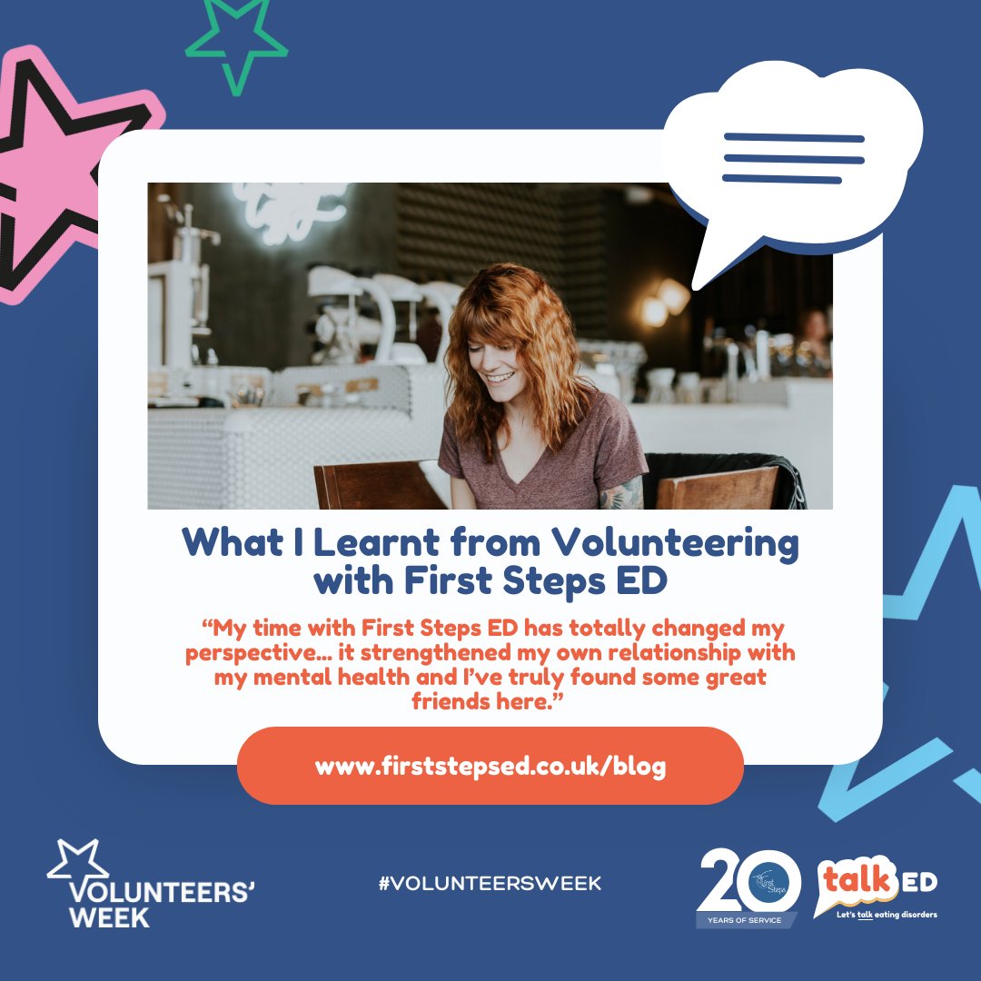"Volunteering introduced me to lots of new people, without being too overwhelming. I had the choice to be as involved as I felt comfortable and develop new friendships in a natural way."

Check out our blog on volunteering at First Steps buff.ly/3yE9gnv
#VolunteersWeek