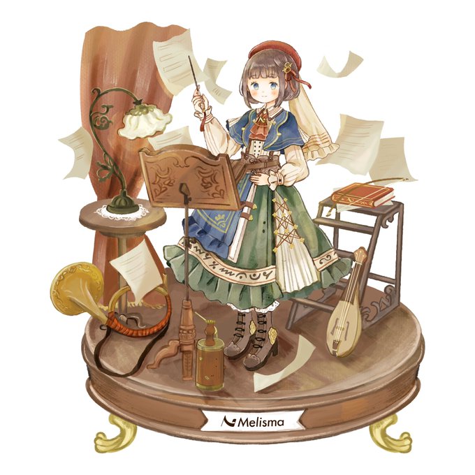 「sheet music」 illustration images(Latest｜RT&Fav:50)