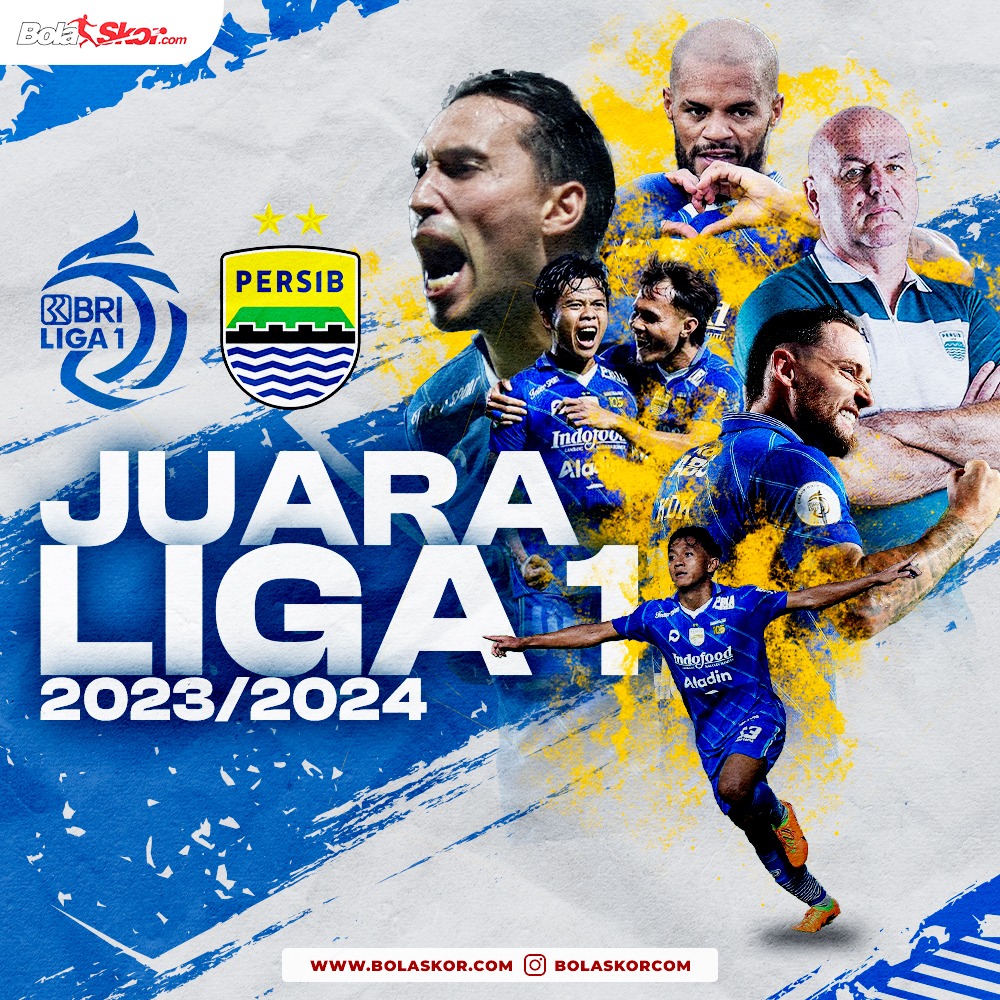 PERSIB BANDUNG JUARA🏆

Unggul telak skor agregat atas Madura United, memastikan Persib keluar sebagai juara Liga 1 musim ini. 

Selamat @persib 🥇🔵

#bolaskorcom #persib #persibday #maduraunited #persibjuara #liga1 #hasilbola #gelorabangkalan #daviddasilva #viking #bobotoh