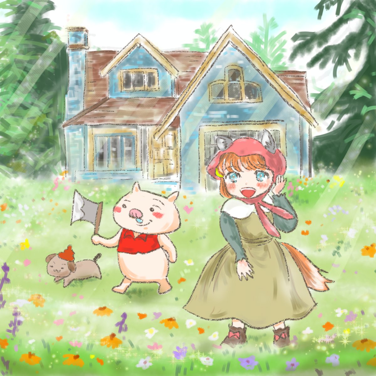 大きな森の小さな🐷🦊

#絵描きさんとつながりたい