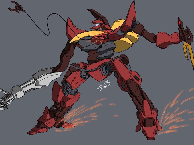 「holding sword mecha」 illustration images(Latest)