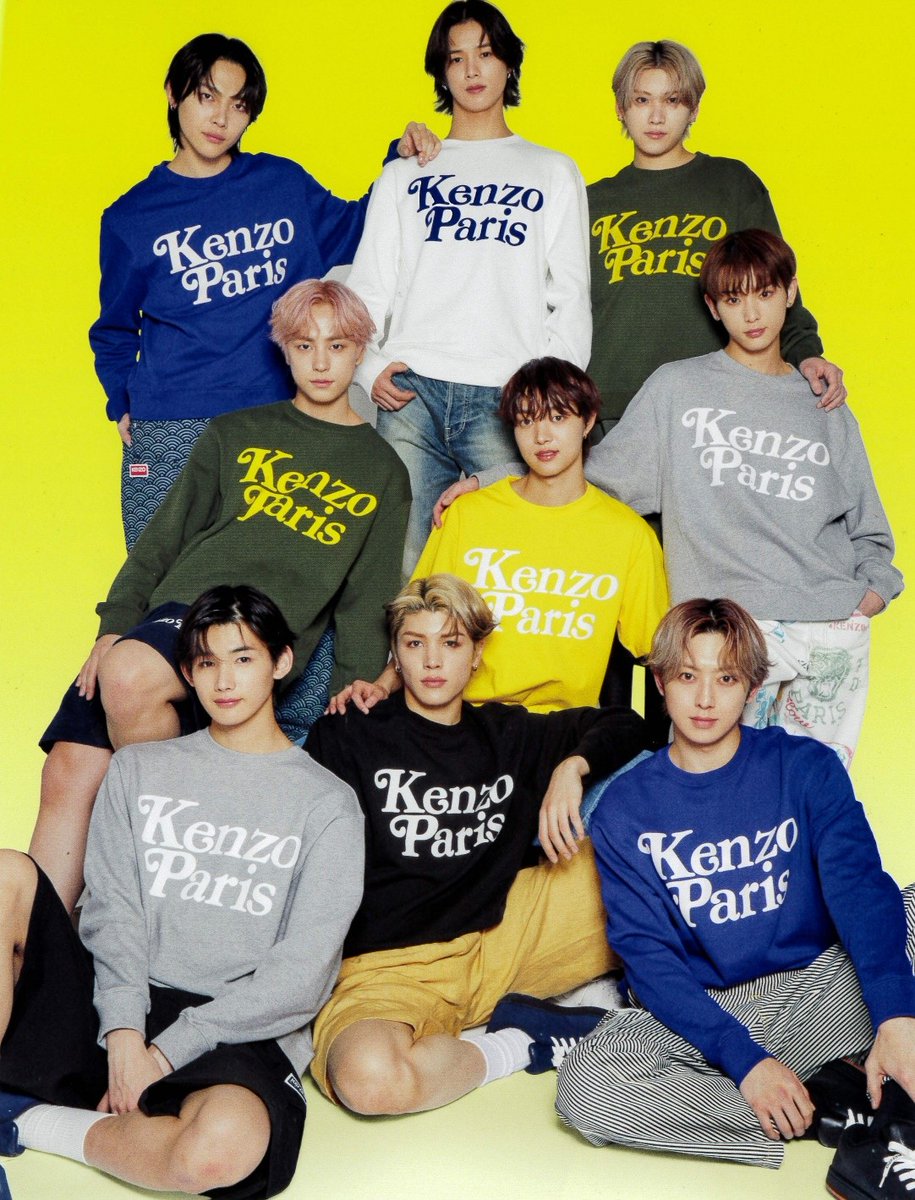 J-POP group @andTEAMofficial wearing KENZO x VERDY 'COLORS' for SUPER MAGAZINE. #KENZONIGO #andTEAM