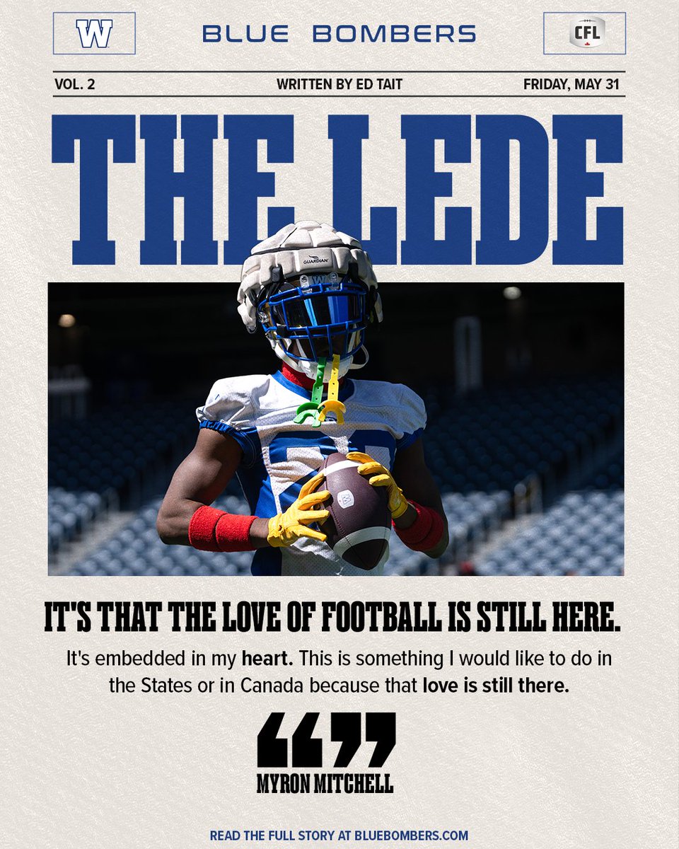 'It’s that the love of football is still here. It’s embedded in my heart.'

The Lede 📝 » bit.ly/3R9uaRU
#ForTheW