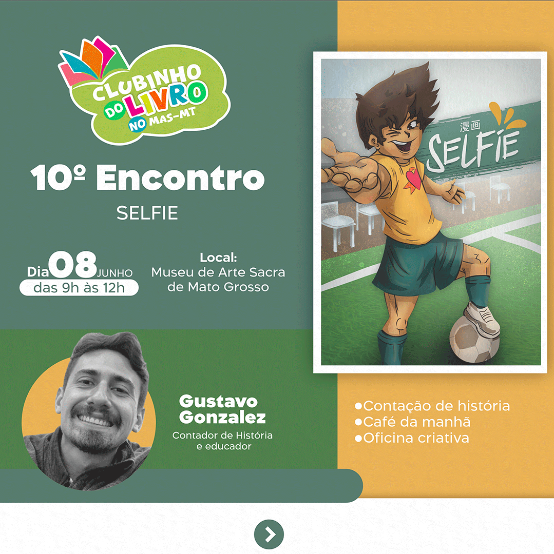 artesacramt's tweet photo. O Clubinho do Livro no MAS-MT convida você para celebrarmos juntos nosso 10º encontro com o livro “Selfie”!

Dia: 08 de junho de 2024.
Horário: 9h às 12h.
Local: Museu de Arte Sacra de Mato Grosso. https://t.co/PTNwgMBXjh