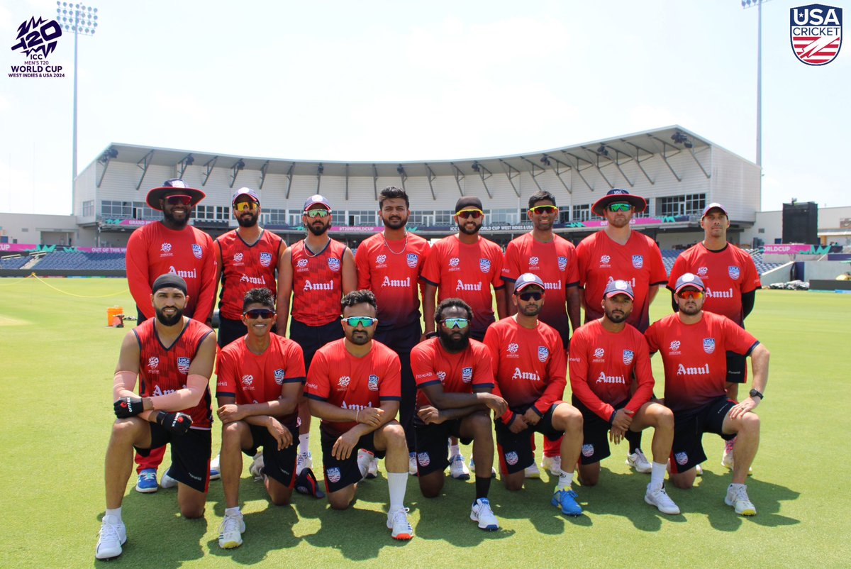 #TeamUSA is ready for a historic showdown against Canada for the opening match of the @ICC @T20WorldCup tomorrow! 🔥🤩💪

Don’t have tickets yet? Buy them online 📲: tickets.t20worldcup.com

#T20WorldCup | #WeAreUSACricket 🇺🇸