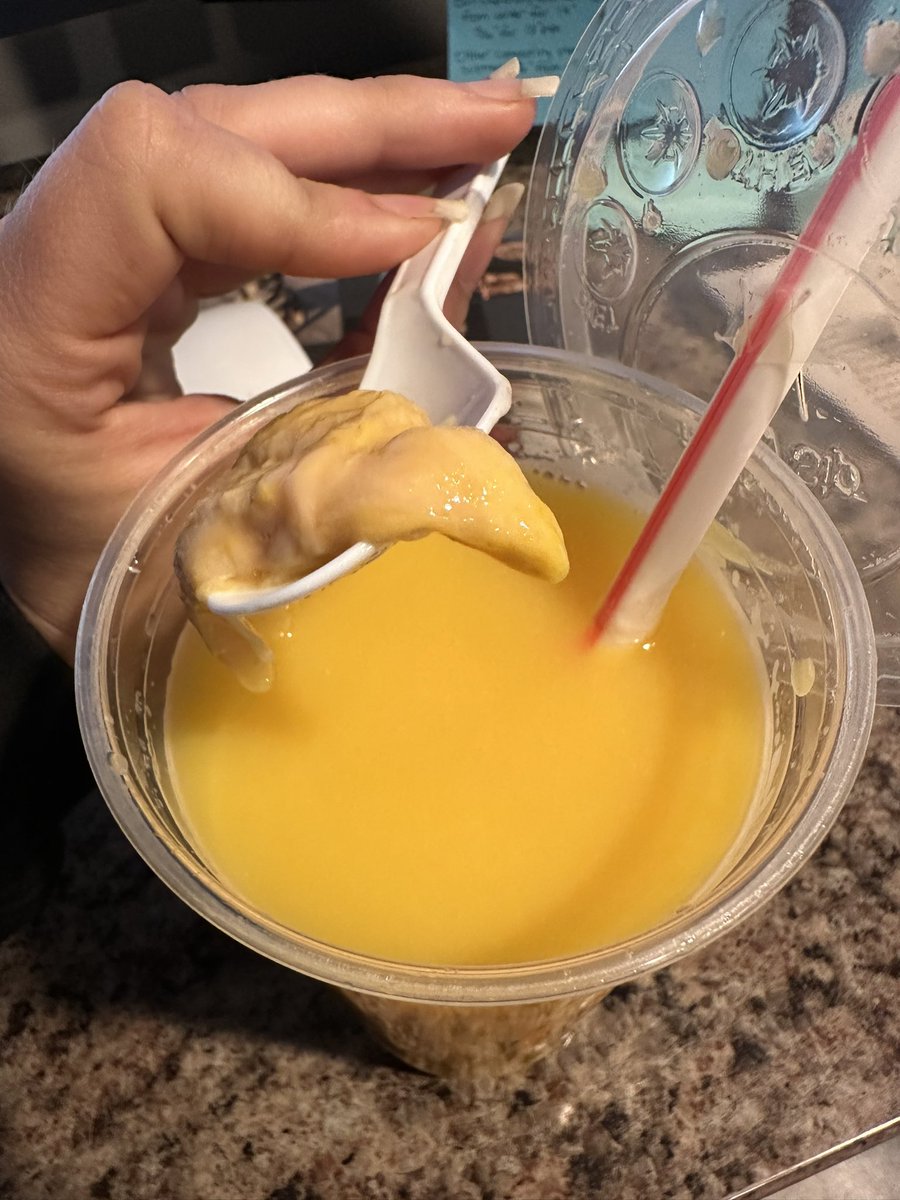 jamiedarrah22's tweet photo. I’m going to use X for the first time in forever, simply so I can ask @McDonalds what the heck is in my orange juice 😭🤢 I took a drink before I saw this floating in there. https://t.co/nRkkwrMBCV