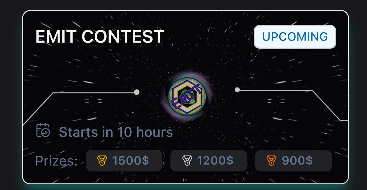 🚨QUICK #crofam 10HR GIVEAWAY!🚨

🎁 100,000 $EMIT ($33)🎁
• Like &amp; RT
• Follow @TimeMachines101 &amp; @Mark1Leahy 
• Tag 2 friends 

The $EMIT trade event starting in ⏰10HRS⏰ on <a href="/wolfswapdotapp/">Wolfswap | Swap & Earn</a> which will have $5,000 in #giveaways for participating: wolfswap.app/leaderboard/cr…