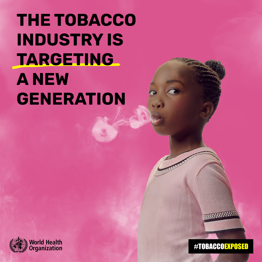 It's #WorldNoTobaccoDay! This year's theme, "Protecting Children From Tobacco Industry Interference," focuses on advocating for policies that prevent industry targeting toward youth. Let's stand up for the next generation! #TobaccoExposed

Learn more: who.int/campaigns/worl…