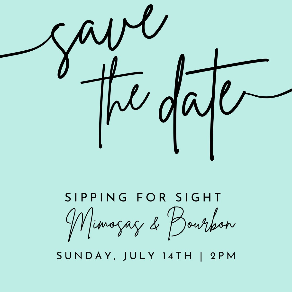 ✨ We are so excited to announce that Sipping for Sight will be on July 14th! ✨

Come join us for a relaxing afternoon filled with mimosas, bourbon, delicious food, and an inspirational speaker!

🗓 Mark your calendar, because you don't want to miss this event! ✅