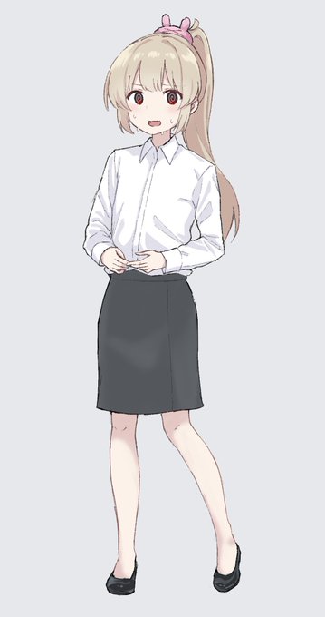 「collared shirt standing」 illustration images(Latest)