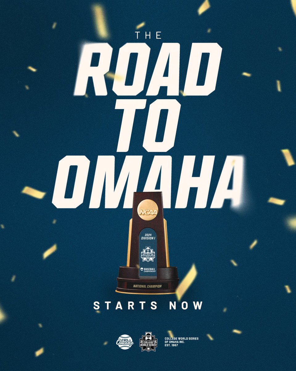 CWSOmaha's tweet photo. 64 teams remain.

Only one will be crowned champion.

#MCWS x #RoadToOmaha https://t.co/EnYuQiGrRO